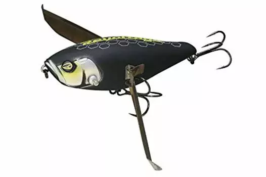 JACKALL RV-Crawler Lure, RV Black, 102mm, 1.1oz, 1pc, Bass, Fishing Crawler Lure