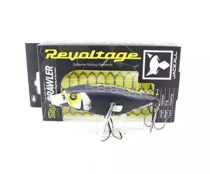 Jackall RV-Crawler Плавающая поверхностная приманка для автодома, черная (7816)