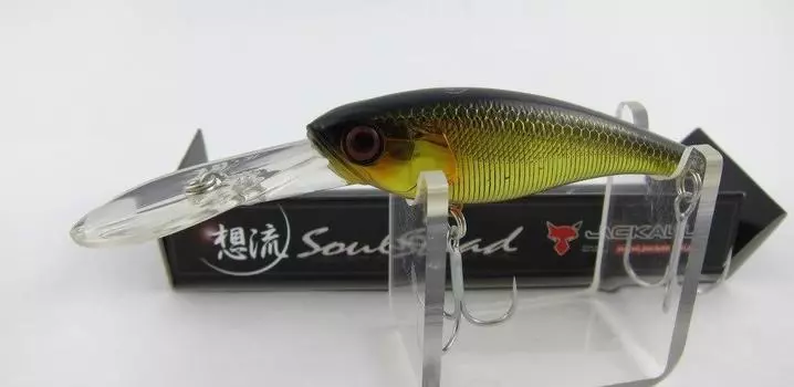 JACKALL Shad Soul Shad SP 68mm HL Kinkuro 9.0g