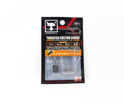 Jackall Сквозной гвоздь Микро Грузило 0,1 грамма 15 шт в упаковке (7450)