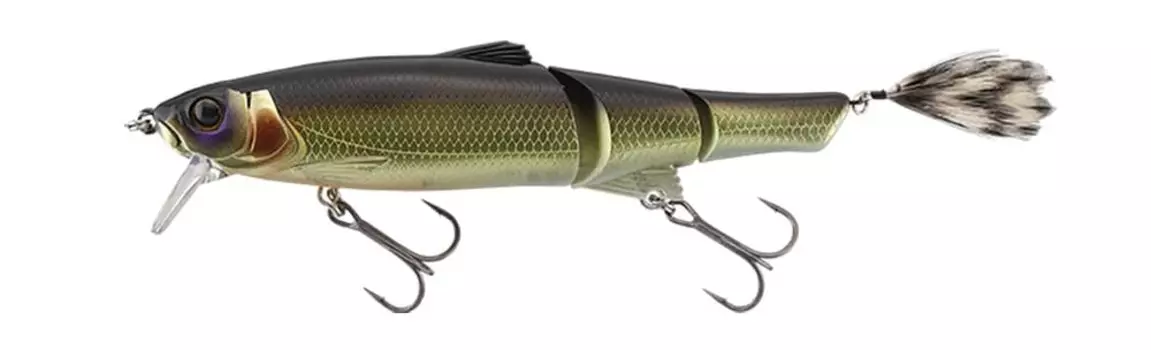 JACKALL Sleek Mikey 115SR Champagne Gold Black
