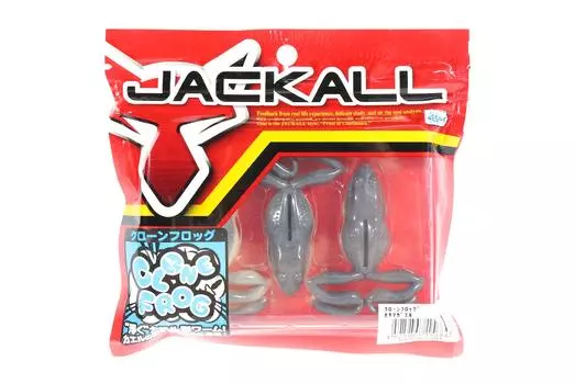 Jackall Soft Lure Clone Frog 3 шт. в упаковке Otamagaeru (6843)