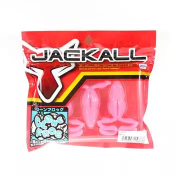 Jackall Soft Lure Clone Frog 3 шт. в упаковке Pink Frog (6836)