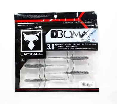 Jackall Soft Lure DB Uma Free 3,8 дюйма Dark Thunder Clear Silver (0478)