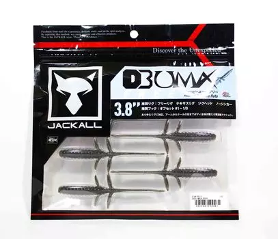 Jackall Soft Lure DB Uma Free 3,8 дюйма с зеленой тыквой и перцем (0461)