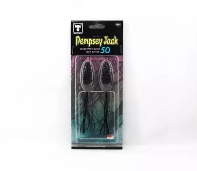 Jackall Soft Lure Dempsey Jack 50mm Straight Black (1387)