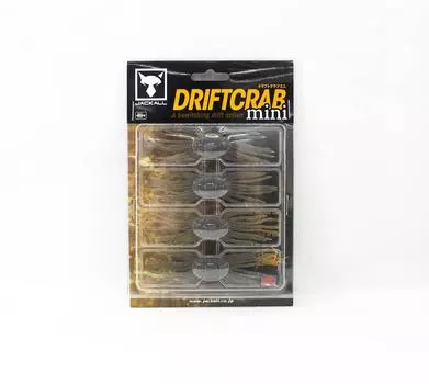 Jackall Soft Lure Drift Crab Mini 85 мм x 25 мм Зеленая тыква с перцем (4150)