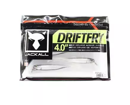 Jackall Soft Lure Drift Fry 4 дюйма Silver Powder Shad (3384)