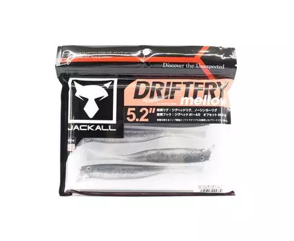 Jackall Soft Lure Drift Mellow 5,2 дюйма Dark Thunder/Clear Silver (5370)
