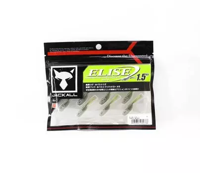 Мягкая приманка Jackall Elise 1,5 дюйма 7 шт. в упаковке Purple Weenie (2788)