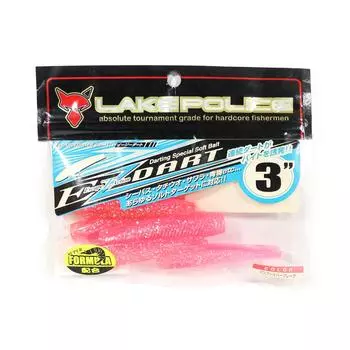 Jackall Soft Lure EX Dart 3 дюйма с розовым блеском (4705)
