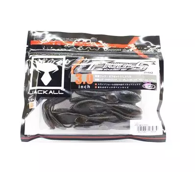 Jackall Soft Lure Fivoss 3 дюйма 6 шт. зеленая тыква перец (5639)