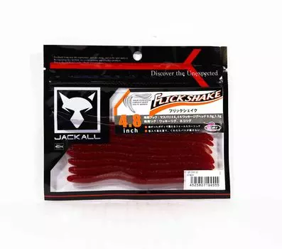 Jackall Soft Lure Flick Shake 4,8 дюйма Akamushi (4555)