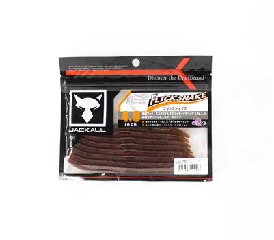 Мягкая приманка Jackall Flick Shake 4,8 дюйма Ebimiso Red Flake (4593)