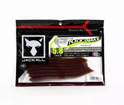 Jackall Soft Lure Flick Shake 5,8 дюйма Ebimiso Red Flake (4883)