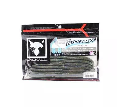 Jackall Soft Lure Flick Shake 6.8 Inches Dark Gill (5200)