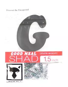Jackall Soft Lure Good Meal Shad 1,5 дюйма Goodmeal Crystal (0688)