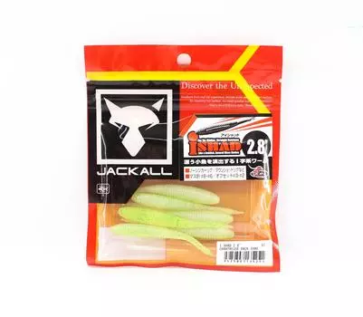 Jackall Soft Lure I Shad 2,8 дюйма Шартрез Бэк Шэд (5251)