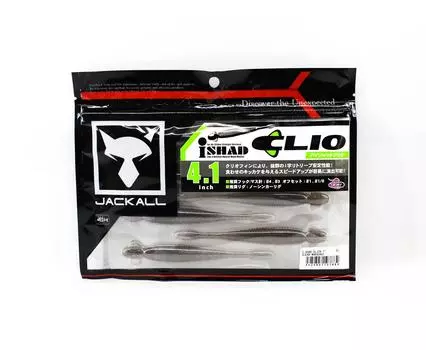 Jackall Soft Lure I Shad Clio 4.1 Inches Clear Wakasagi (7884)