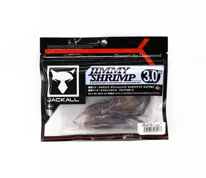 Jackall Soft Lure Jimmy Shrimp 3 Inches Cinnamon Dappi Shrimp (0173)