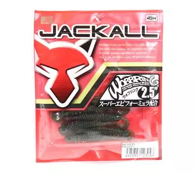 Jackall Soft Lure Light Game Wobbring Ring 2.5 Зеленый тыквенный бычок (3043)