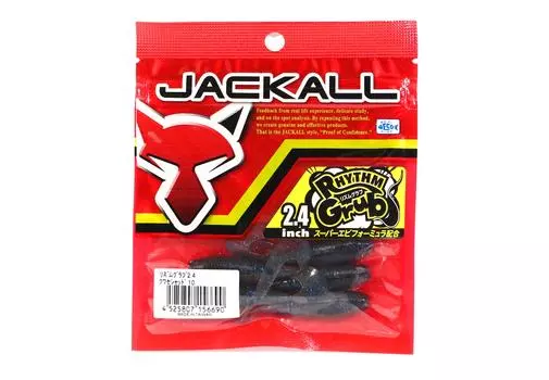 Jackall Soft Lure Rhythm Grub 2,4 дюйма Kuwase Shad (6690)