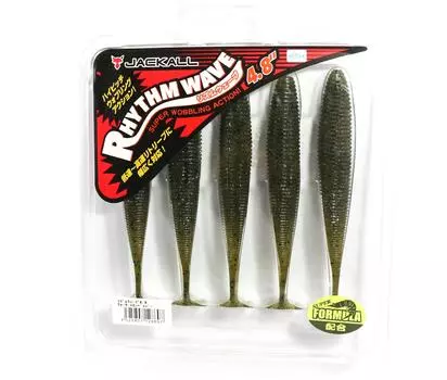 Jackall Soft Lure Rhythm Wave 4,8 дюйма арбузный перец (8697)