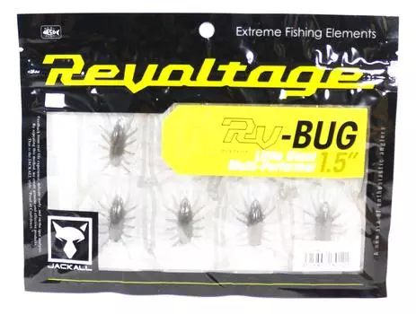 Jackall Soft Lure RV Bug 1,5 дюйма креветка Какуре Судзи (0121)