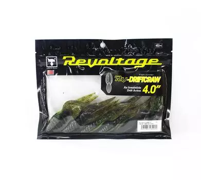 Jackall Soft Lure RV-Drift Craw 4 дюйма, зеленая тыква (2460)