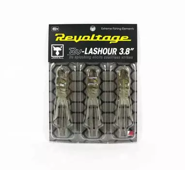 Jackall Soft Lure RV-Lashour 3,8-дюймовая варка креветок (2583)