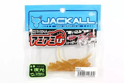 Jackall Soft Lure SW Light Game Amiami 1,5 дюйма Isome Glow Crush (3539)