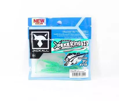 Jackall Soft Lure SW Light Game Peke Ring 2.5 Clear Chart Crash (8224)