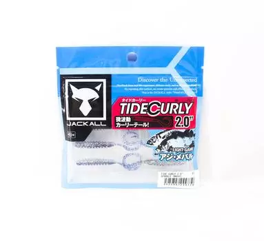 Jackall Soft Lure Tide Curly 2 дюйма Sparkle Iwashi (4779)