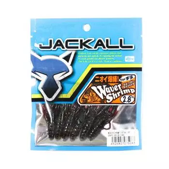 Jackall Soft Lure Waver Креветки Соленая вода 2,8 дюйма Виноград Зеленые Чешуйки (5083)