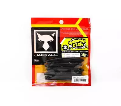 Мягкая приманка jackall Yammy Fish 3 дюйма зеленая тыква перец (2025)