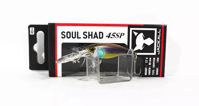 Jackall Soul Shad 45 Suspend Minnow Lure POL Ghost Wakasagi (2964)