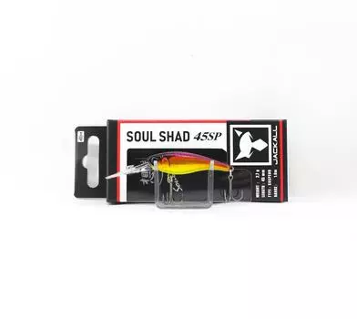 Jackall Soul Shad 45SP Подвесная приманка Babataku Red Gold Laser (7235)