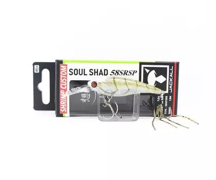 Jackall Soul Shad 58 SP SR Мелкая подвесная приманка для минноу типа креветки? (9583)