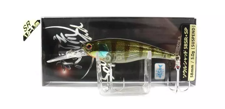 Jackall Soul Shad 58 SP SR Мелкая Суспензионная Приманка Минноу Джакко Гилл (9075)