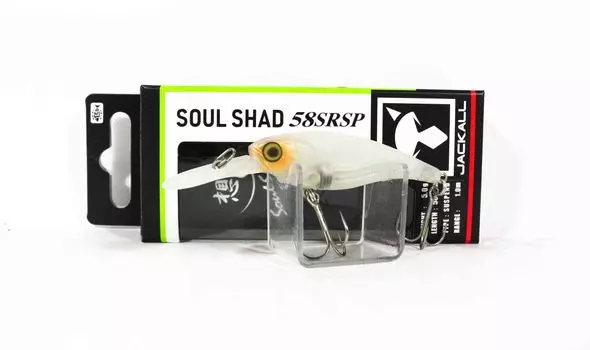 Jackall Soul Shad 58 SP SR Неглубокая Суспензия Приманка Минноу Secret Shirau (2759)