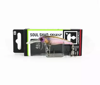 Jackall Soul Shad 58SR SP Shallow Suspend Lure Ghost Pink Wakasagi (2735)
