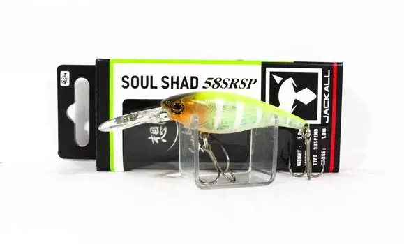 Jackall Soul Shad 58SR SP Shallow Suspend Lure Таблица POL BG (2773)