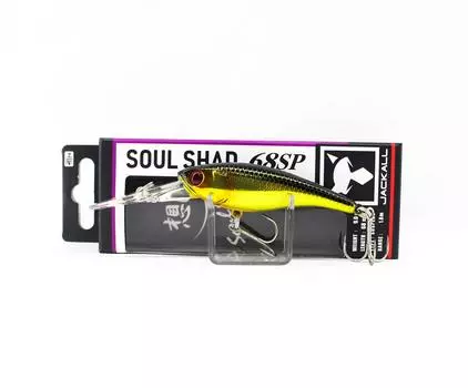 Jackall Soul Shad 68 SP Suspend Lure HL Gold Black (8337)