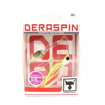 Jackall Spinner Bait Lure Deraspin 3/8 унции Pearl Chart (8610)