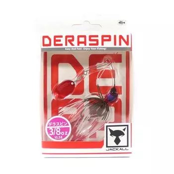 Jackall Spinner Bait Lure Deraspin 3/8 унции Fire Dip (7237)