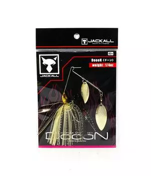 Jackall Spinner Bait Lure Doon 1/4 унции Золотой Черный (0876)