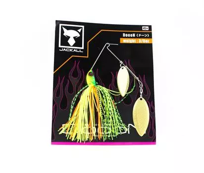 Jackall Spinner Bait Lure Doon 3/8 унции Maruhata Chart Tiger (1322)