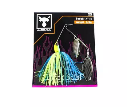 Jackall Spinner Bait Lure Doon 3/8 oz Maruhata Blueback Chartreuse (7675)