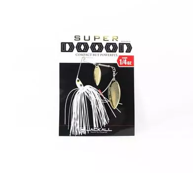 Jackall Spinner Bait Lure Super Dooon 1/4 унции Secret White (9696)