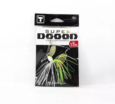 Jackall Spinner Bait Lure Super Dooon 1/2 Oz Chart Back White (9818)